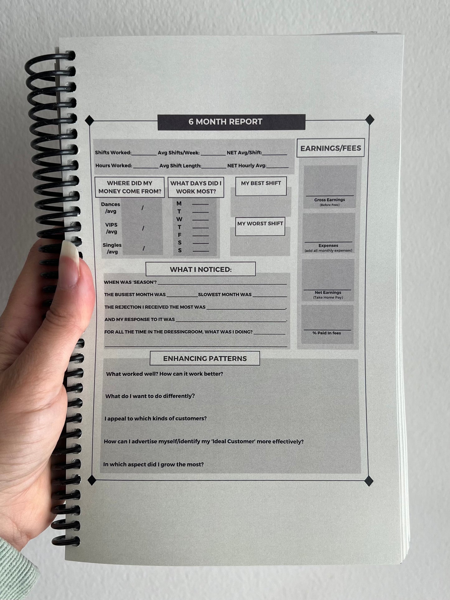 My Best Stripper Self: The Tracker Planner